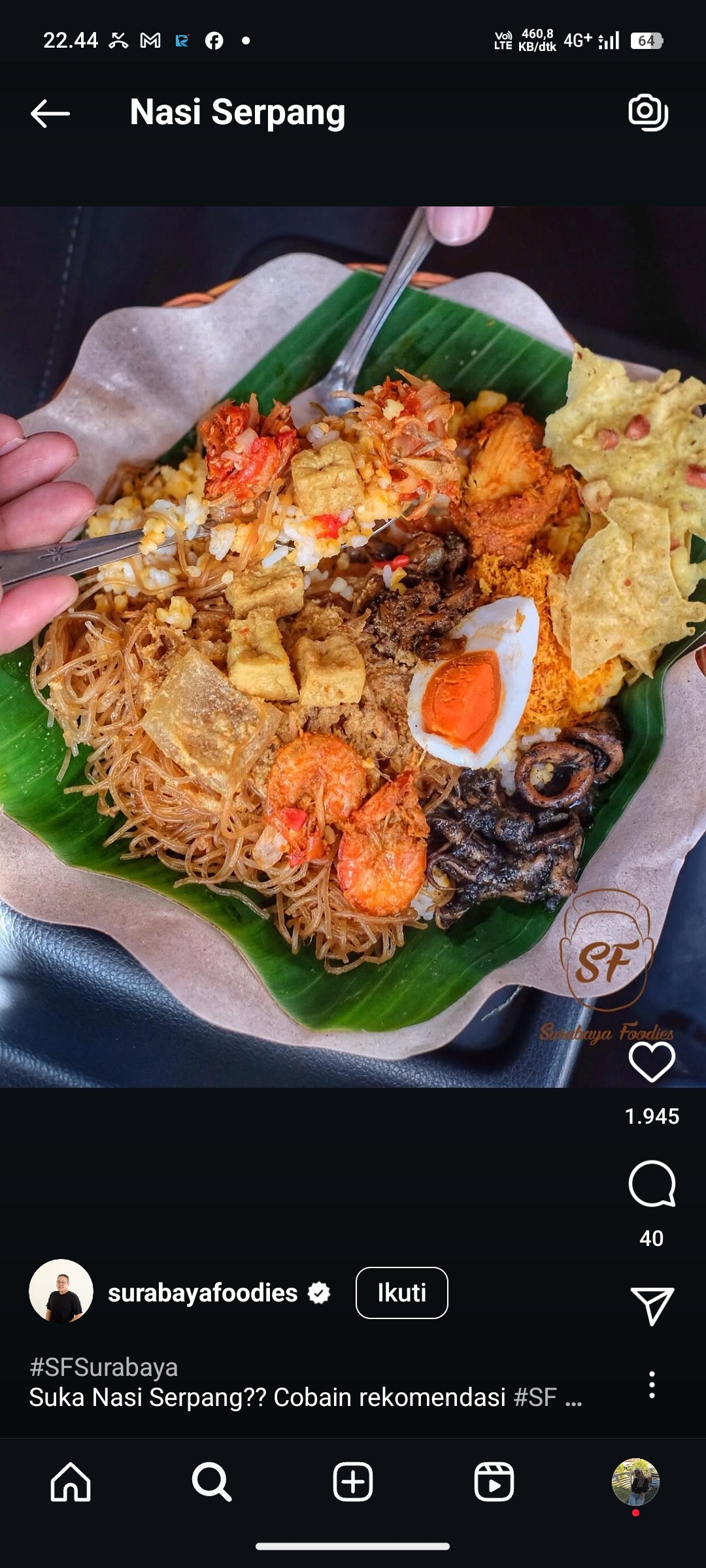 Nasi Serpang Khas Bangkalan