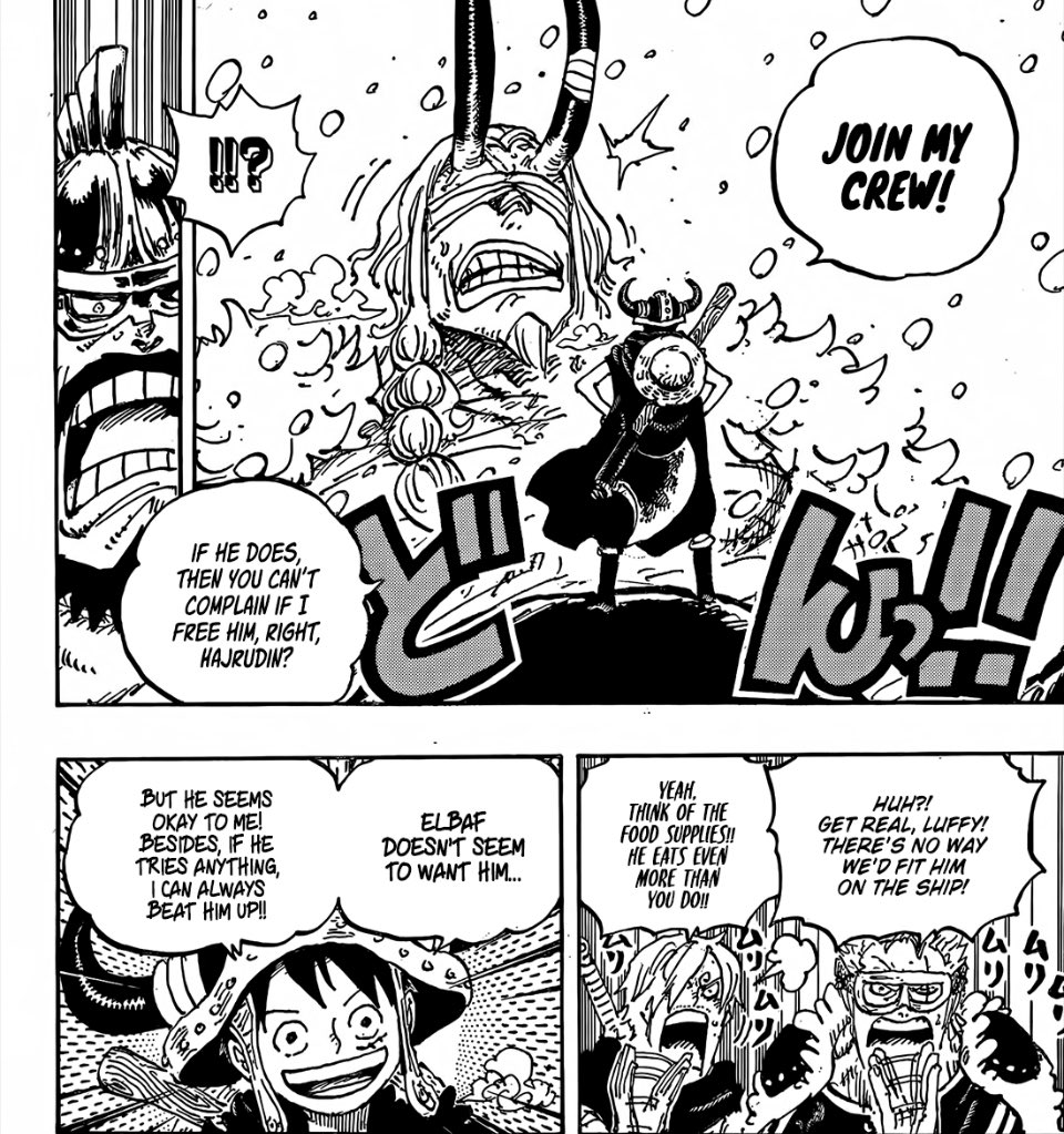 Salah satu adegan dalam manga One Piece chapter 1152