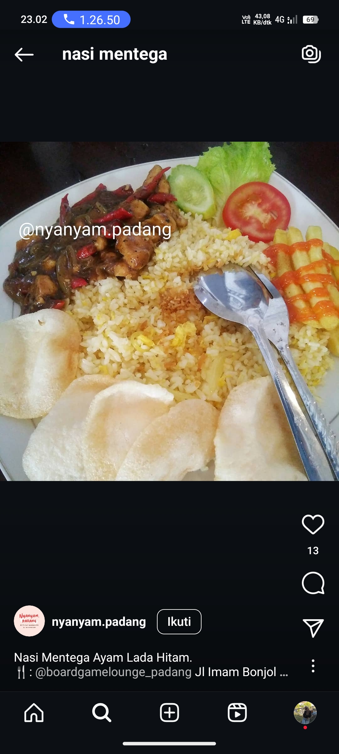 Nasi Mentega