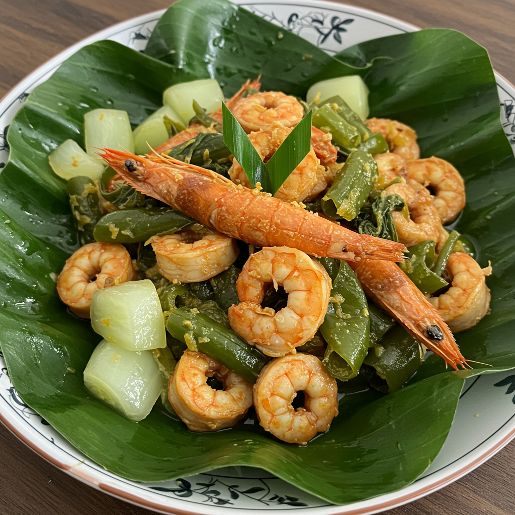 Resep Cah Kangkung Terasi dengan Udang yang bikin nagih