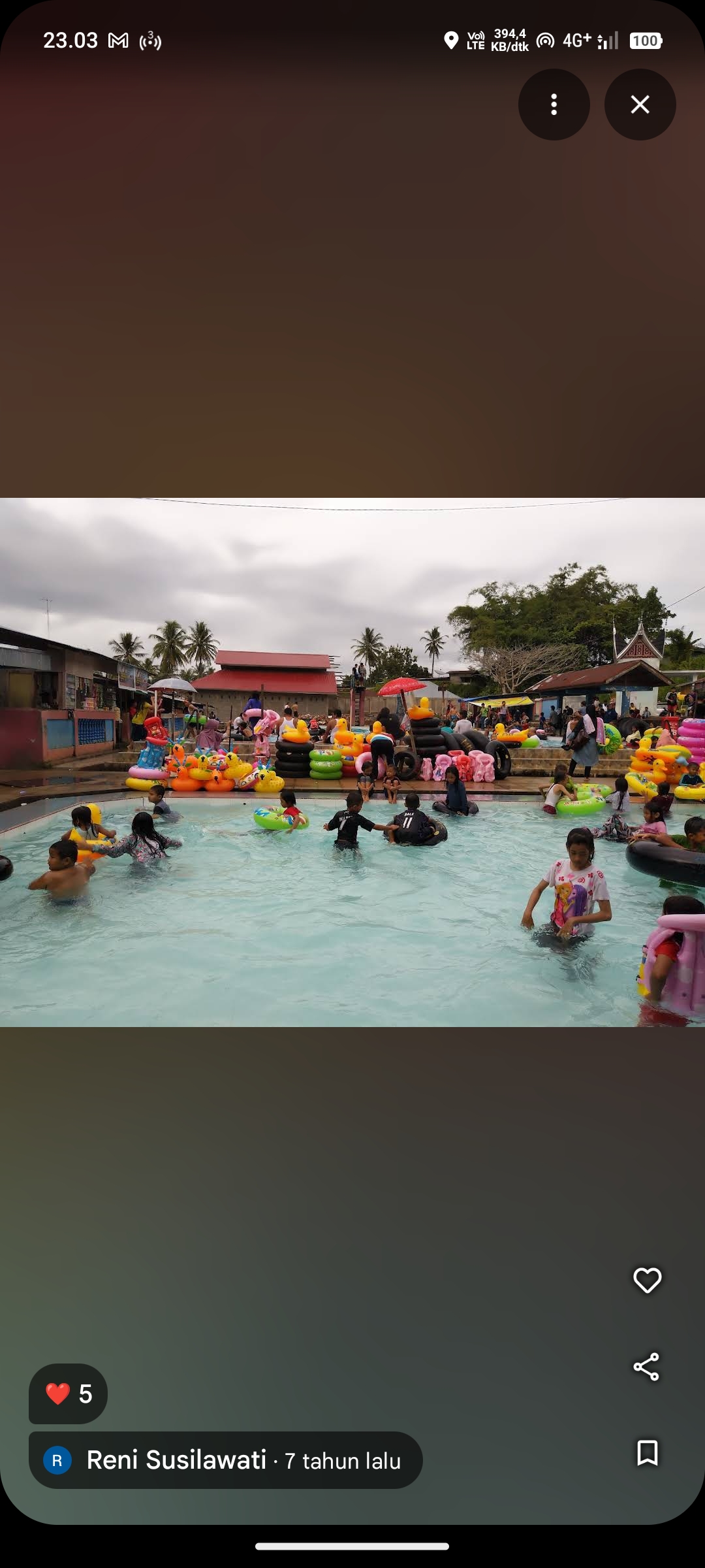 Pemandian Batang Tabik, Kabupaten Payakumbuh, Sumatera Barat