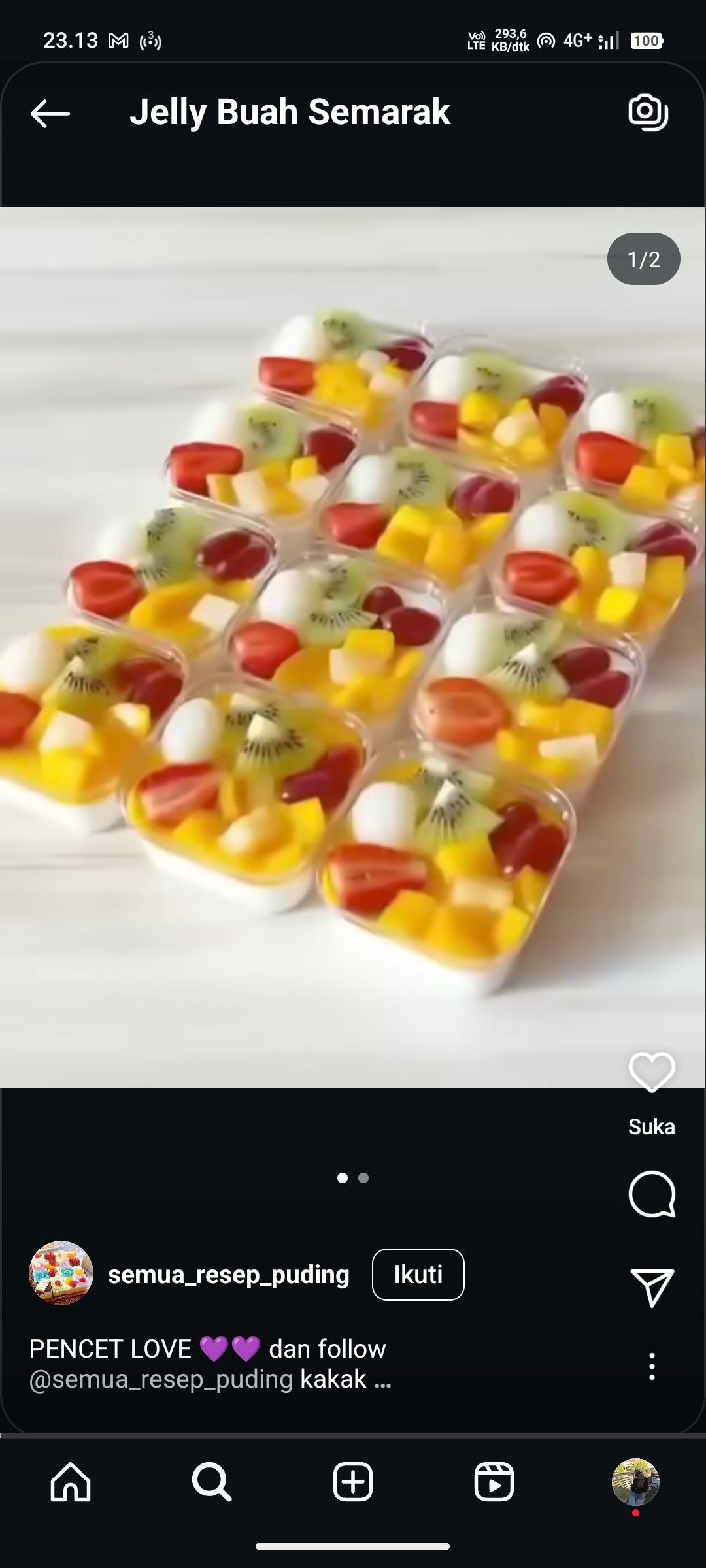 Ilustrasi Jelly Buah Semarak