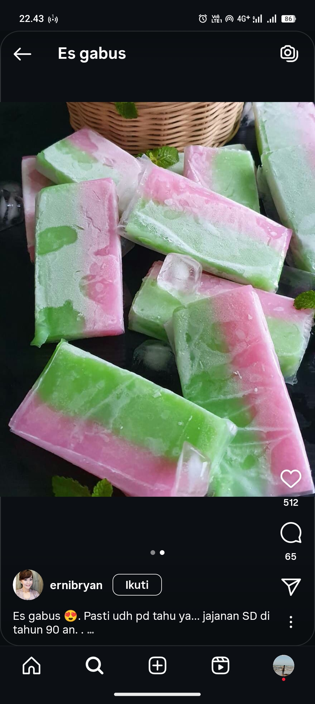 Es Gabus Mudah dan super nikmat dan bikin nostalgia