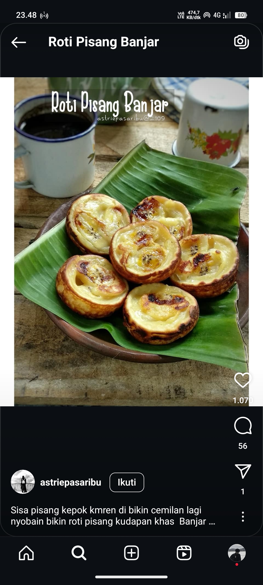 Roti Pisang Banjar