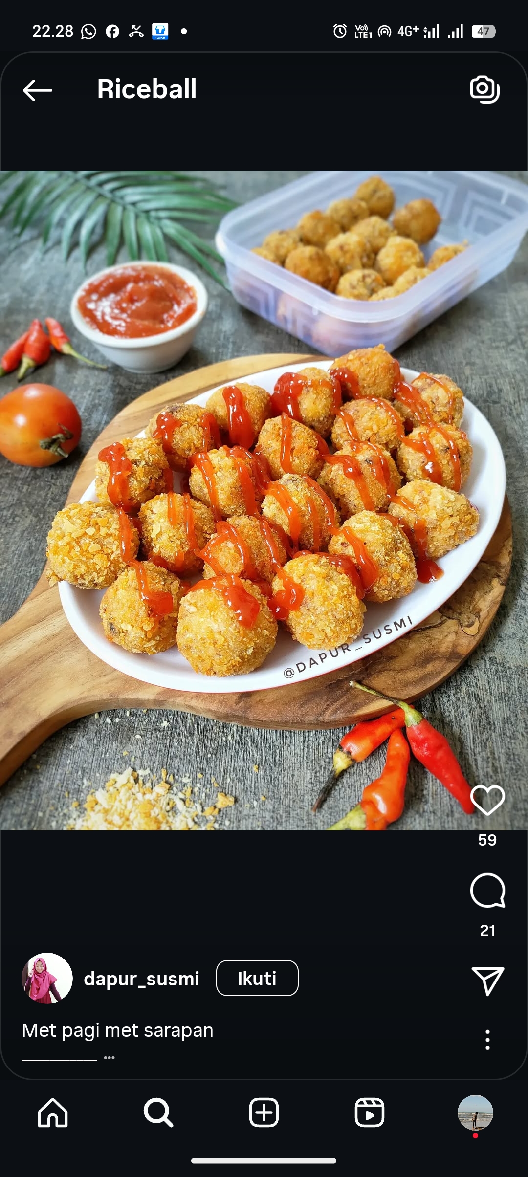 Buat sendiri Hot Riceball pedas yang bikin nagih ini