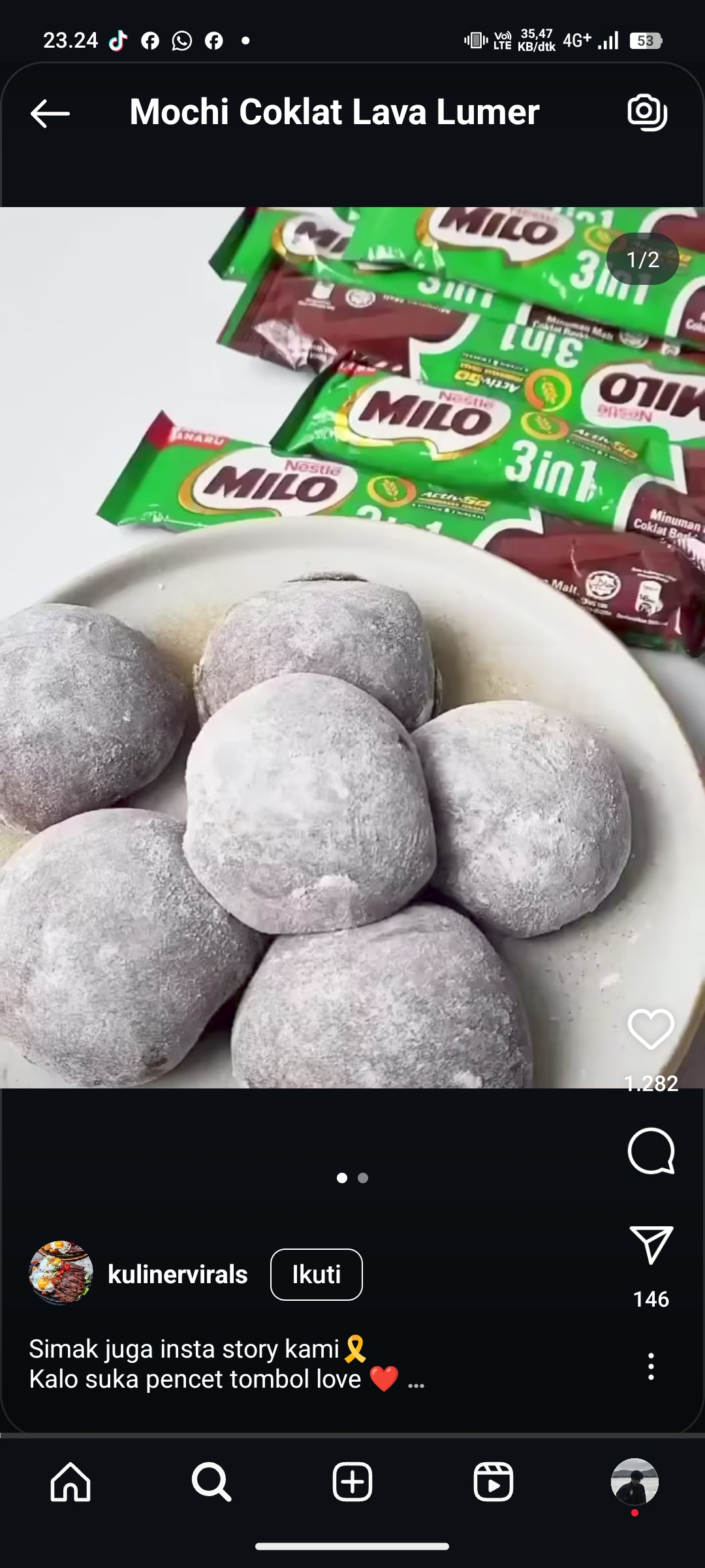 Mochi Coklat Lava Lumer