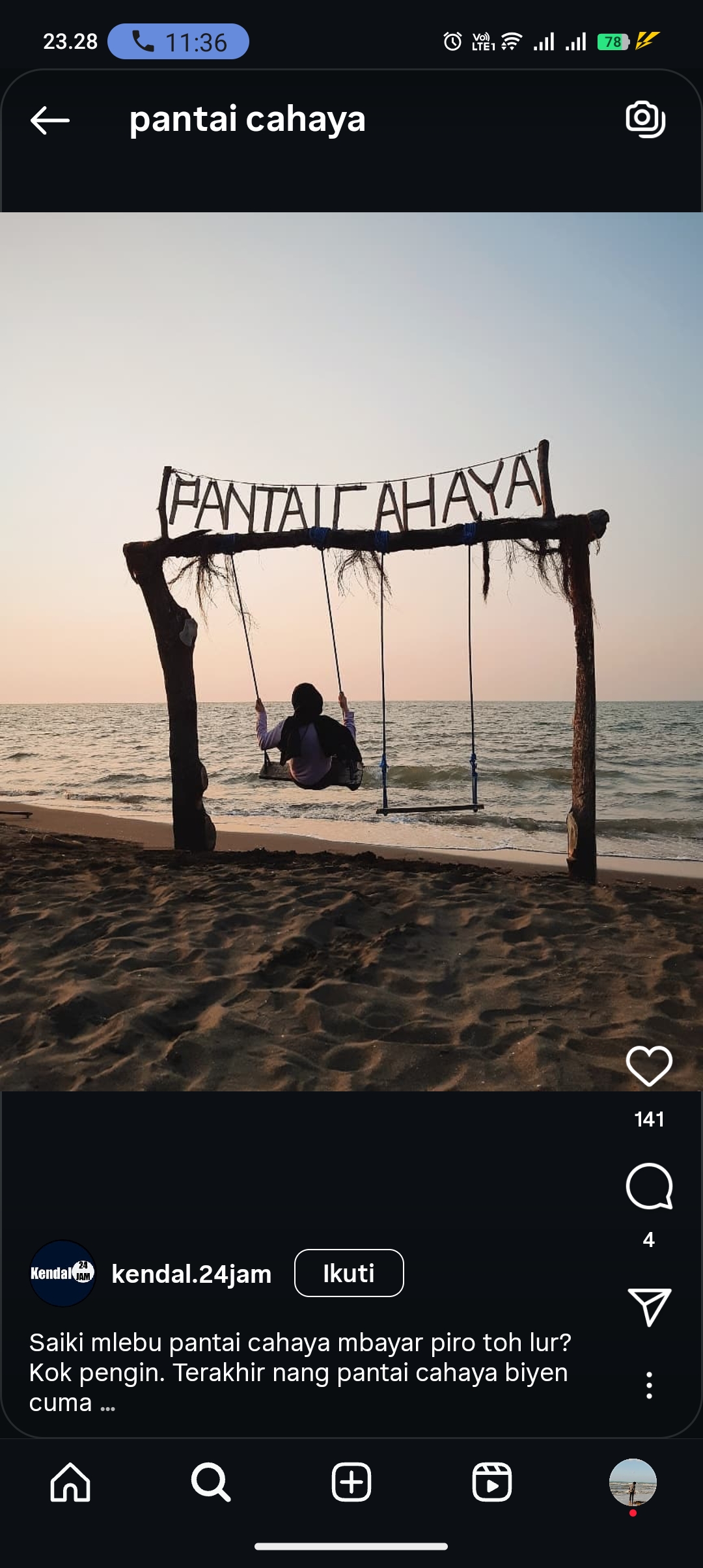 keindahan Pantai Cahaya yang cocok buat long weekend bareng keluarga