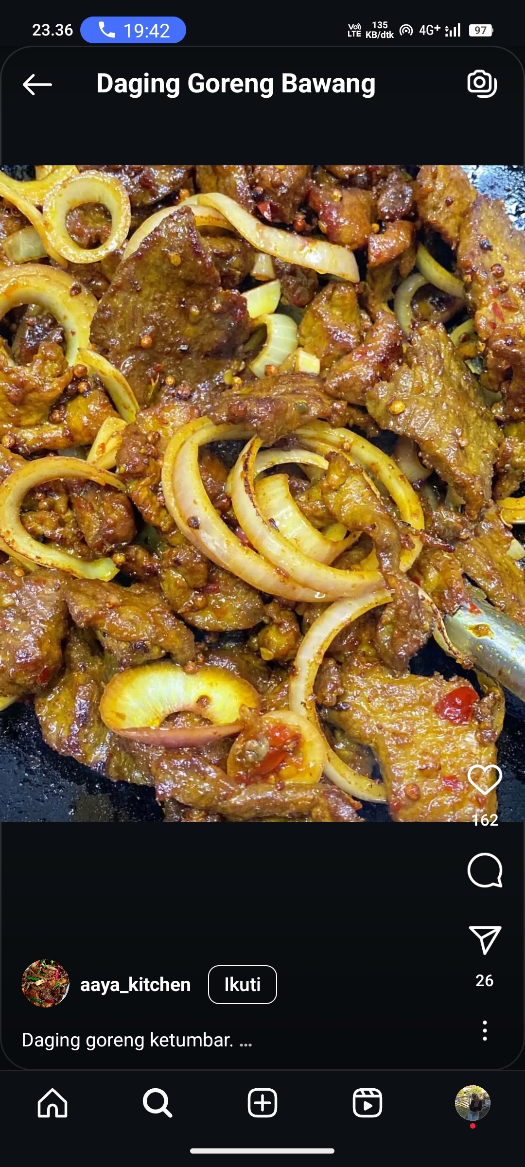 Daging Goreng Bawang