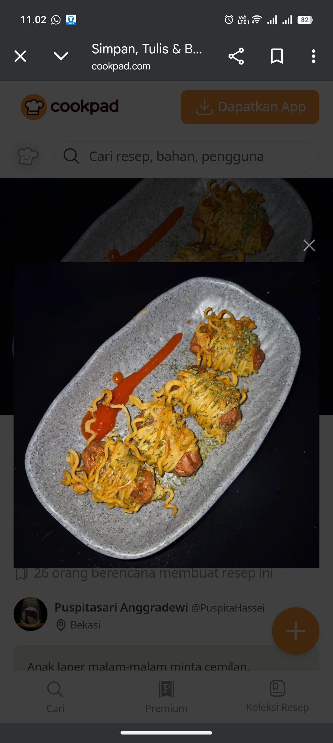 Resep mie Gulung sosis yang bikin anak doyan makan