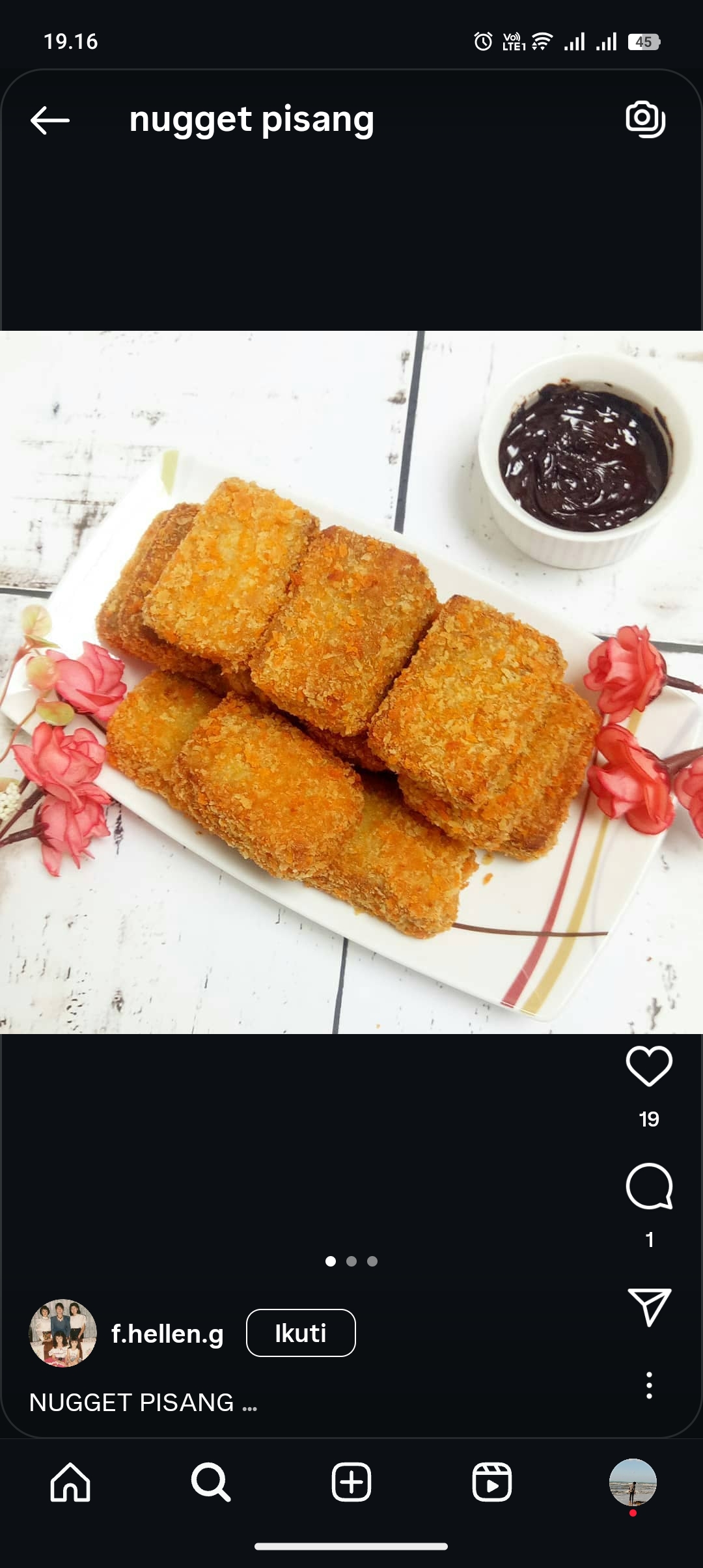 Coba deh rasain nugget pisang ini