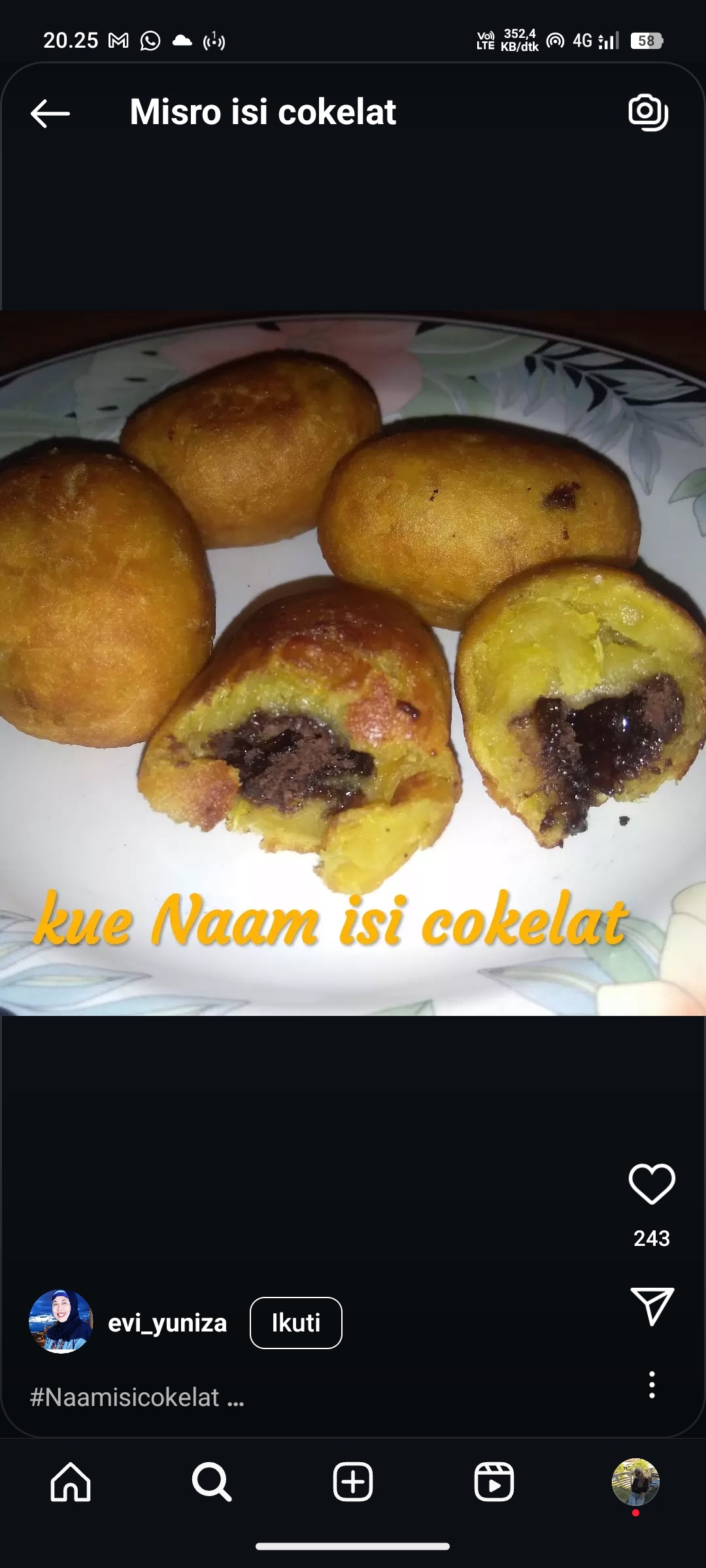 Misro isi cokelat