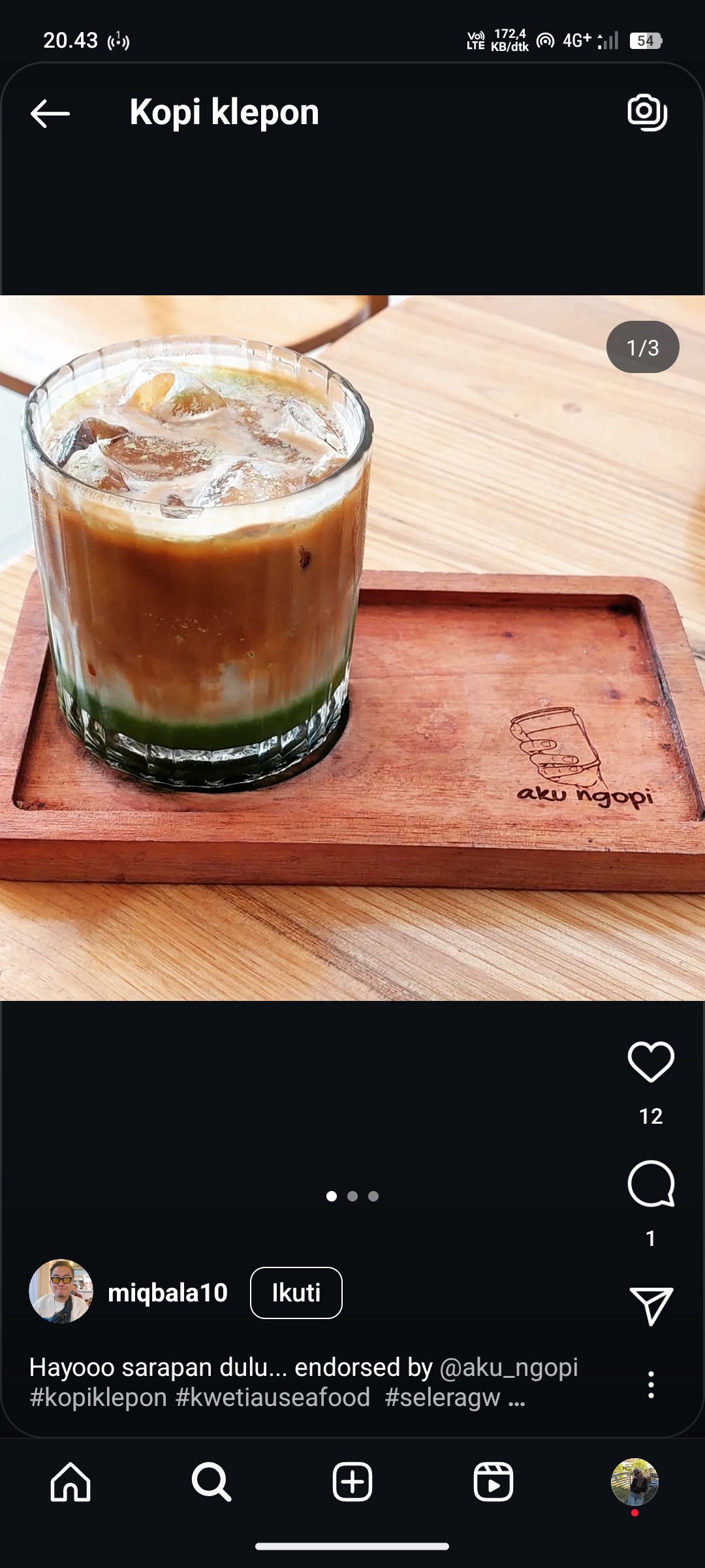 Kopi klepon