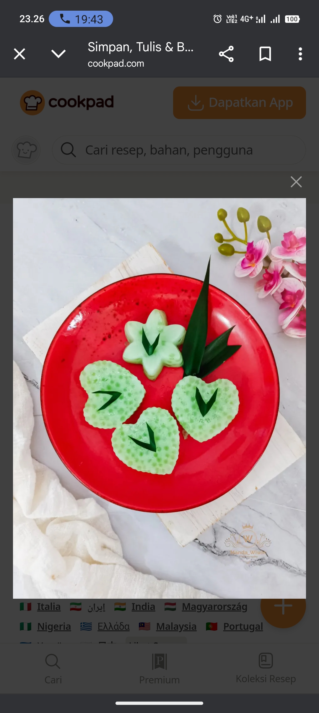 Kue cante manis