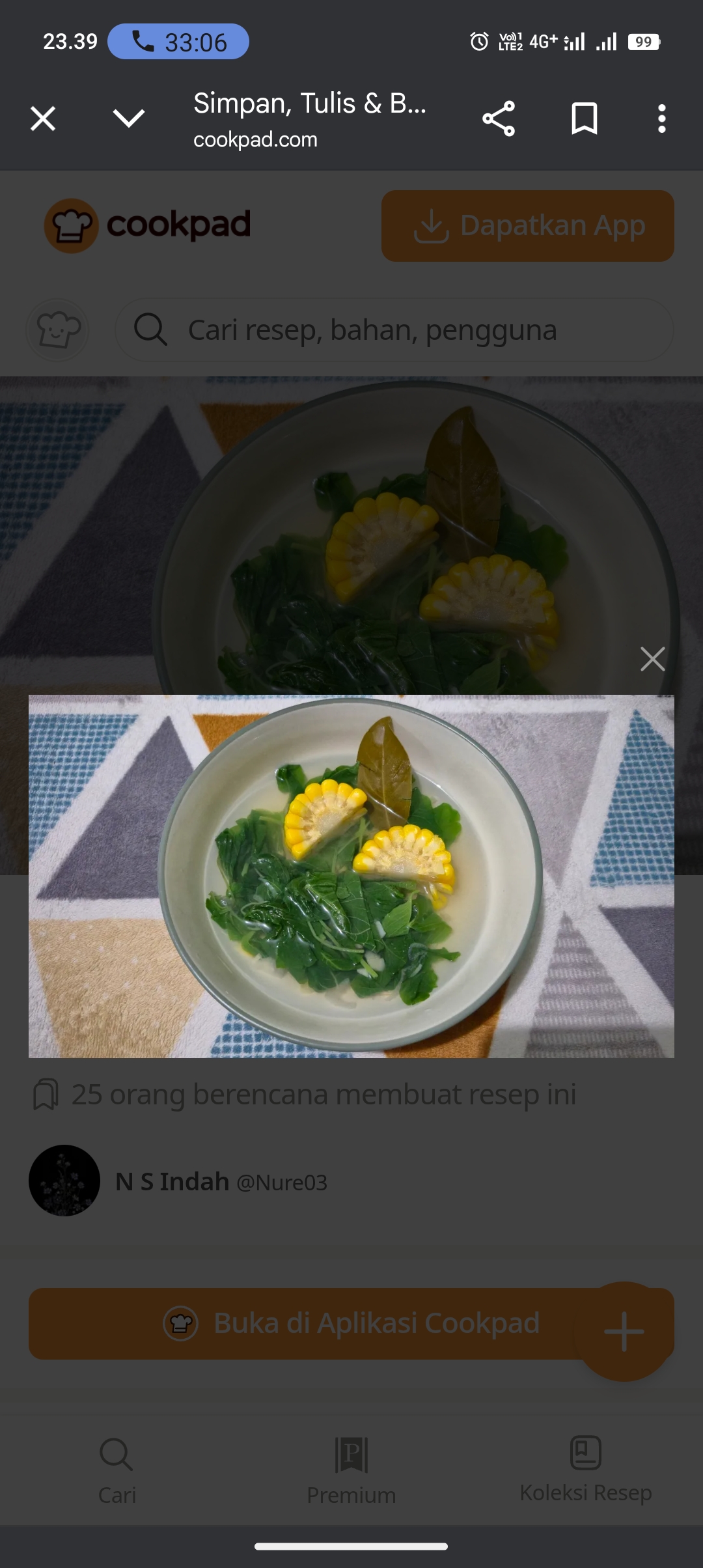 Resep sayur bening super nikmat