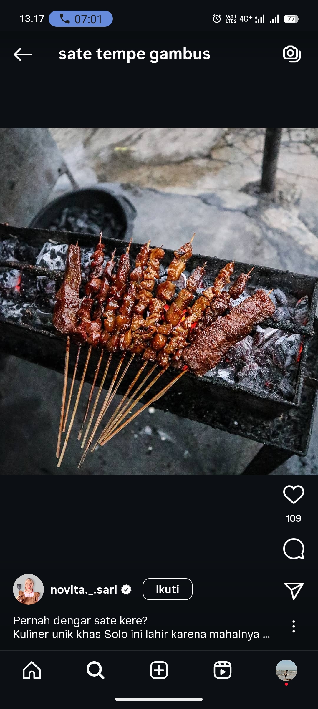 Sate Tempe Gambus