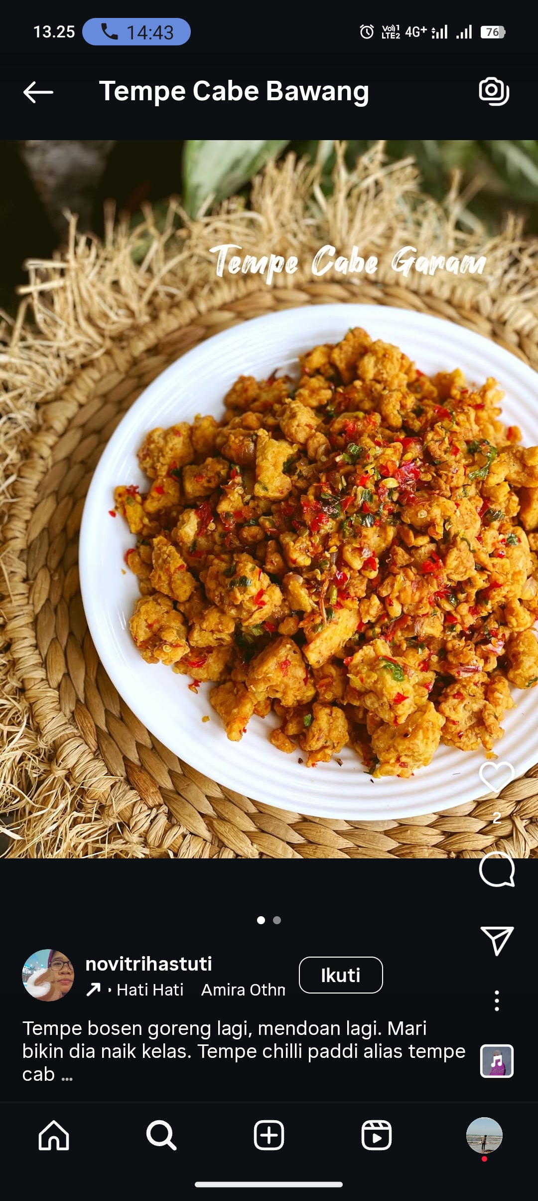 Resep tempa Bawang yang super enak dan mudah