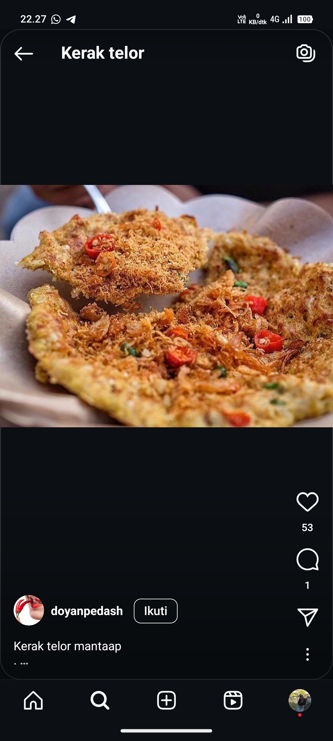 Kerak Telor Khas Betawi