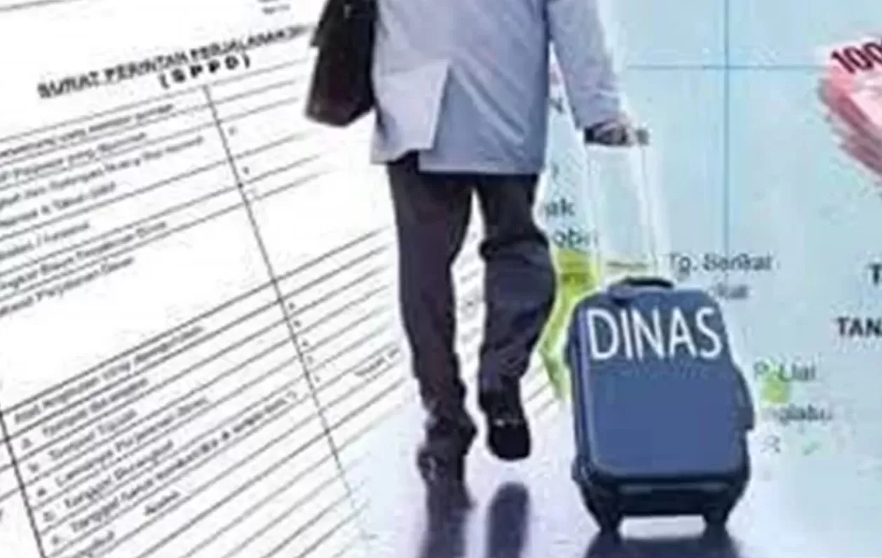 Ilustrasi perjalanan dinas.
