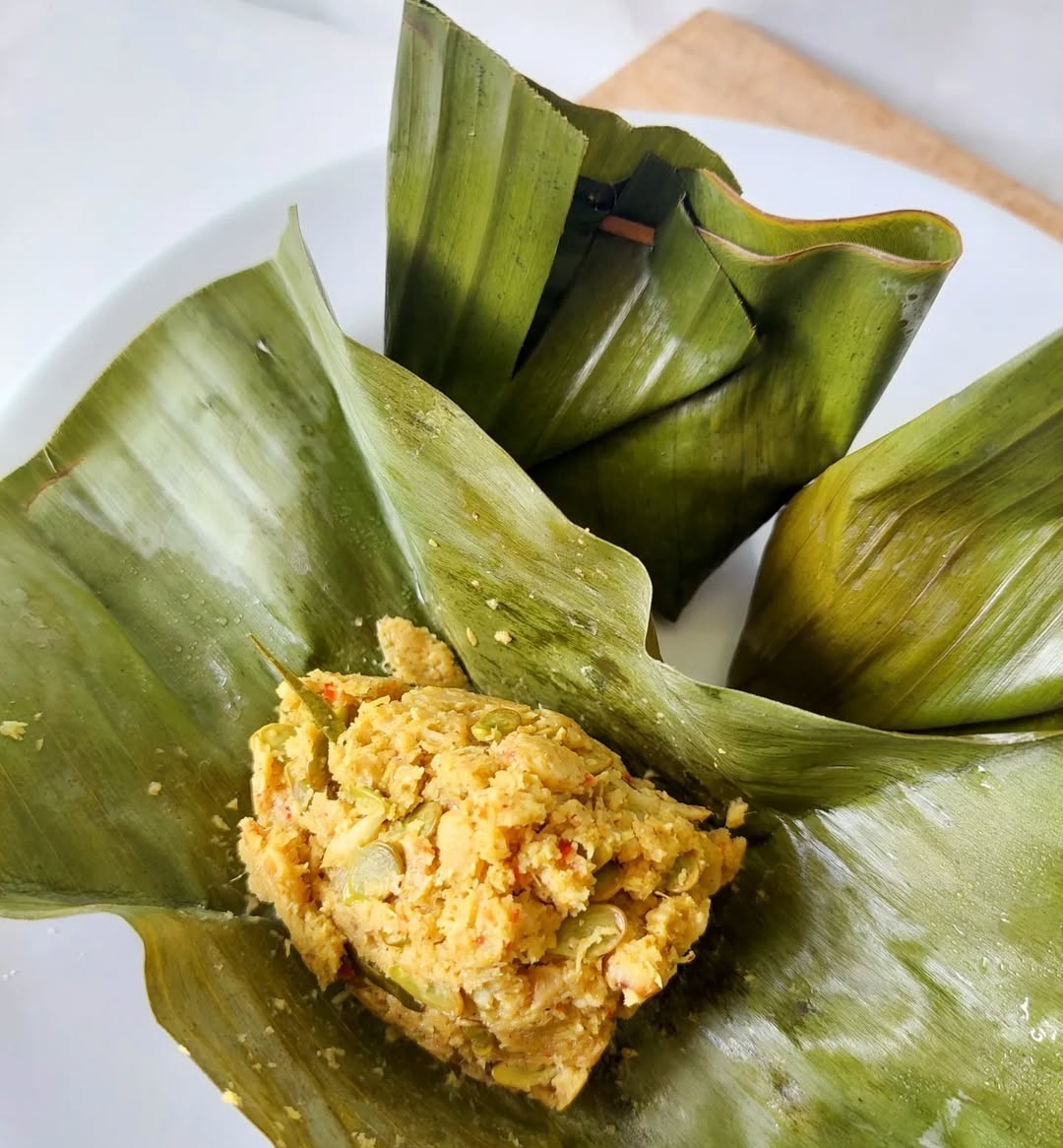 Botok Tempe daun Pisang