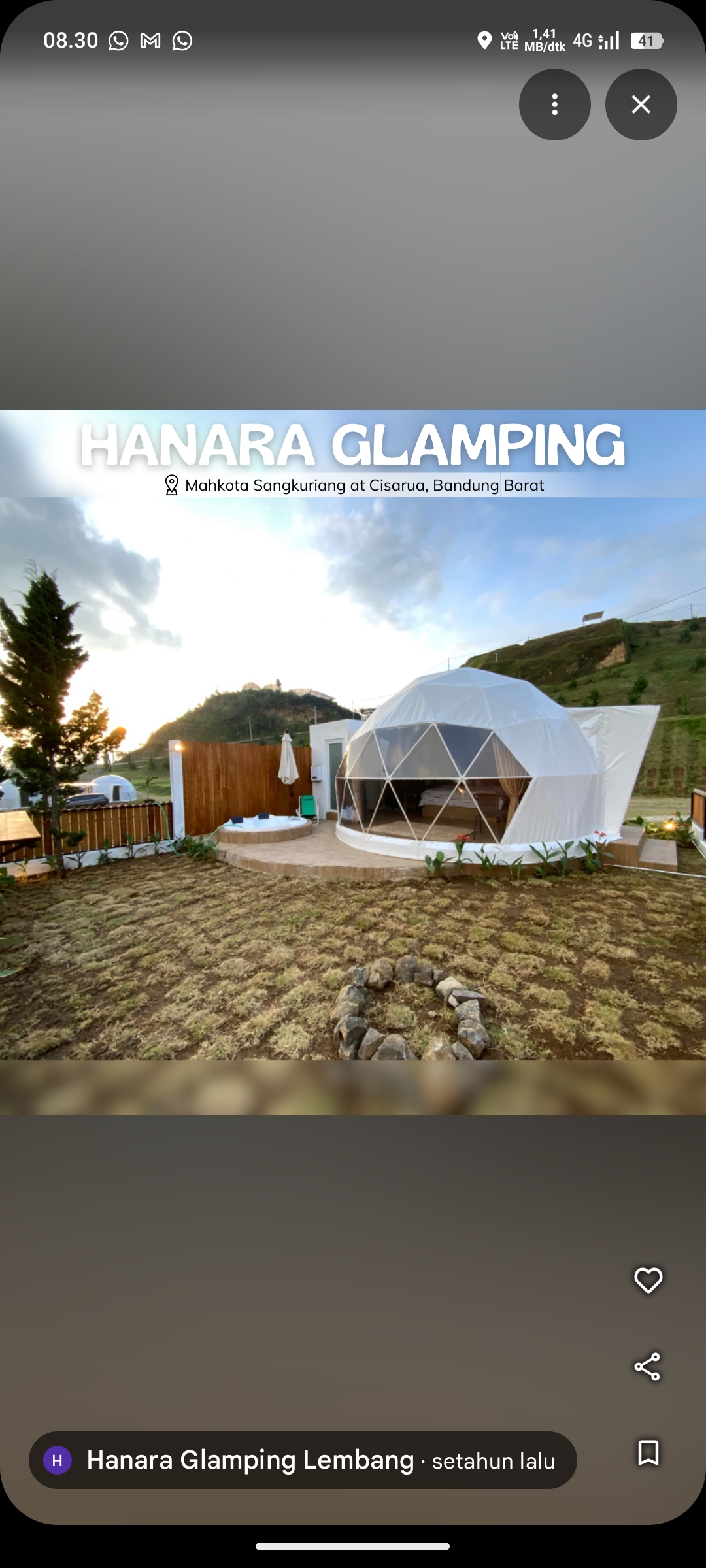 Hanara Glamping Lembang