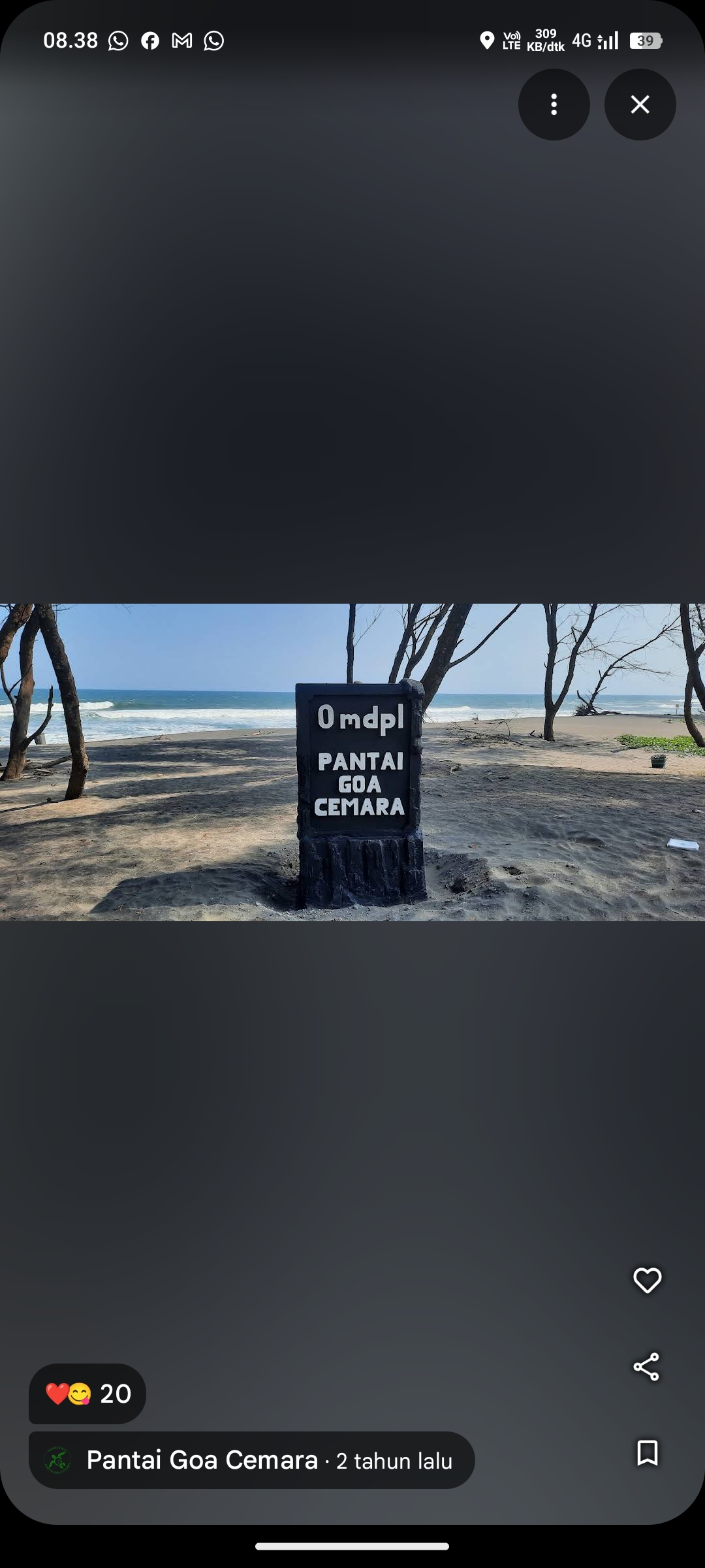 Pantai Goa Cemara