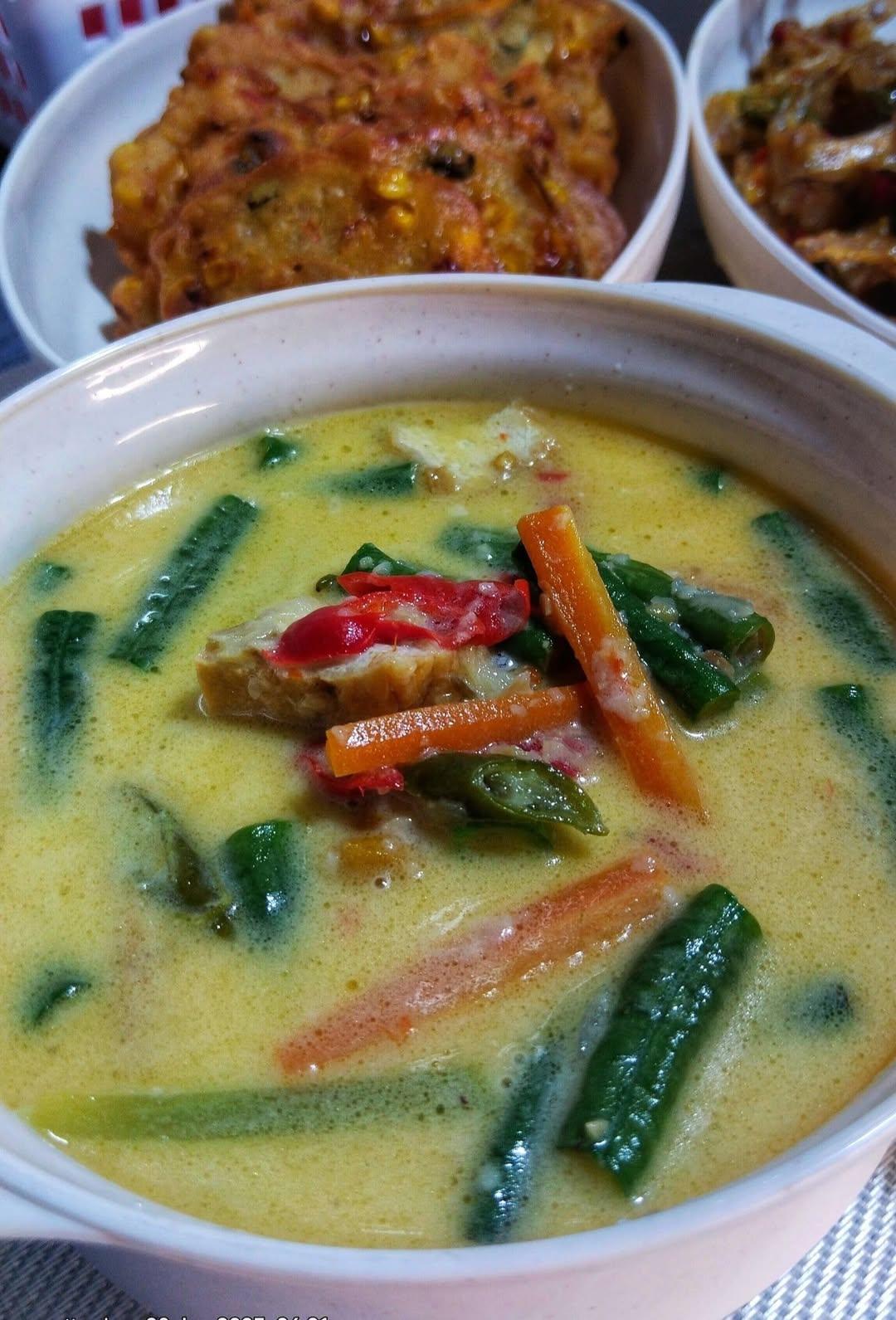 Masak Sayur lodeh buat sarapan pagi-pagi