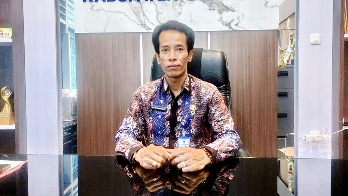 Kepala Cabdindik Provinsi Jatim Wilayah Kabupaten Sampang Mas&rsquo;udi Hadiwijaya. (JUNAIDI PONDIYANTO/JPRM)