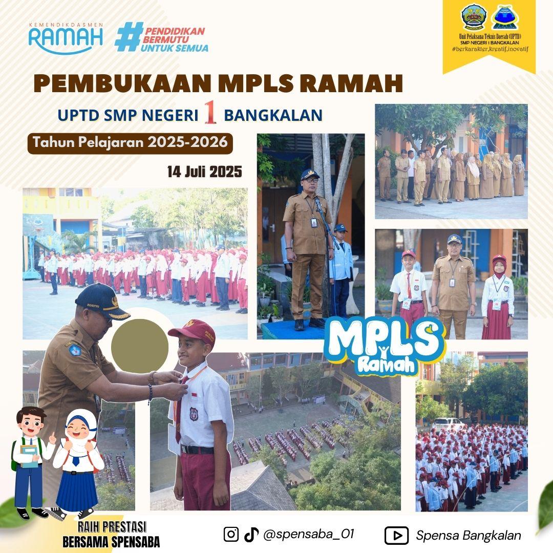 SEKOLAH RAMAH ANAK: Dokumentasi MPLS UPTD SMPN 1 Bangkalan.