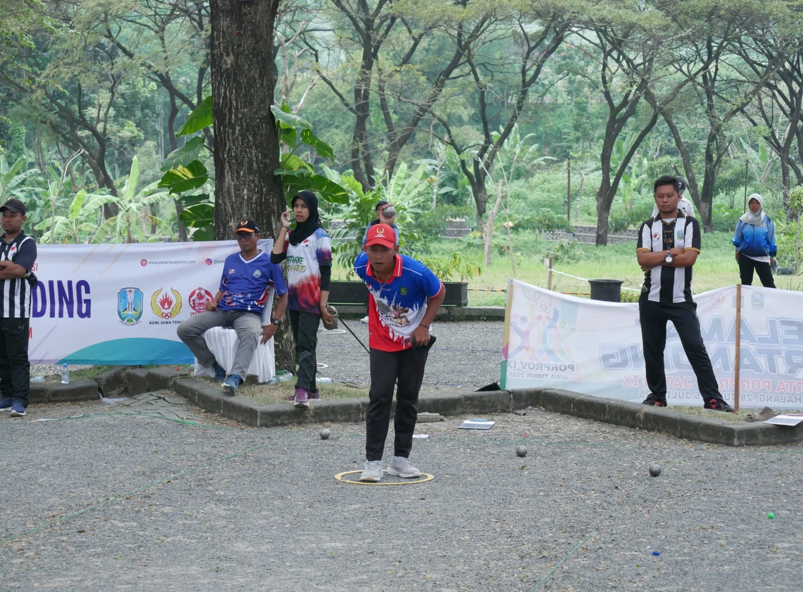FOKUS: Atlet FOPI Sumenep tampil di Porprov IX Jatim yang dilaksanakan di Malang Raya, Rabu (2/7).