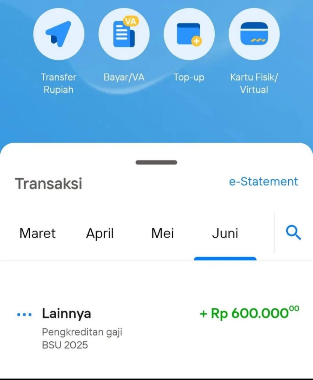 Akhirnya, saldo Pencairan BSU tahap terakhir sudah masuk rekening.