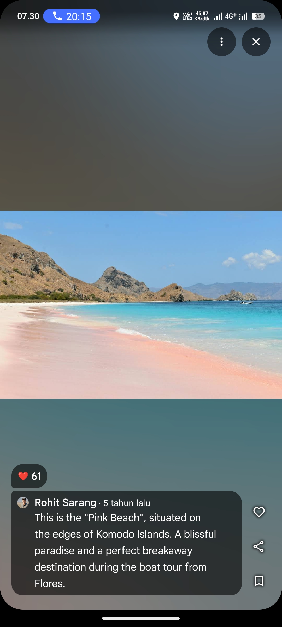 Pantai Pink, Nusa Tenggara Timur