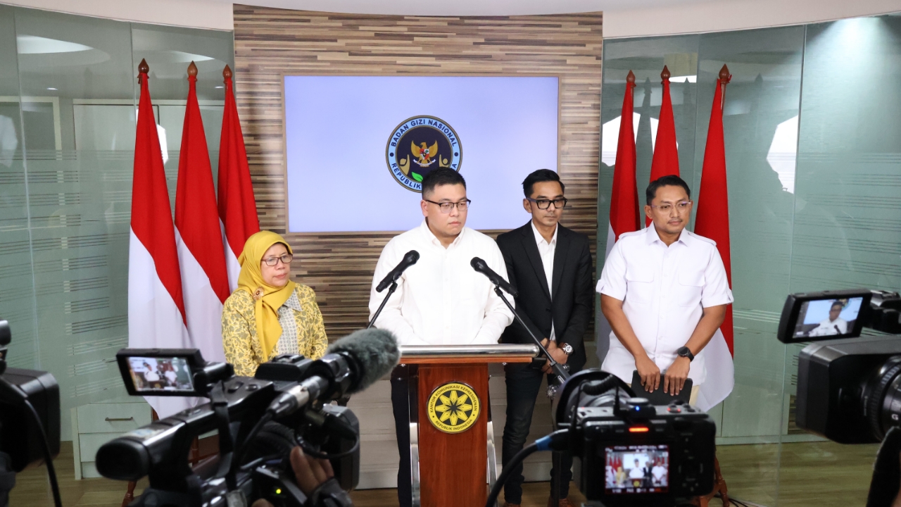 Badan Gizi Nasional atau BGN saat melakukan siaran langsung
