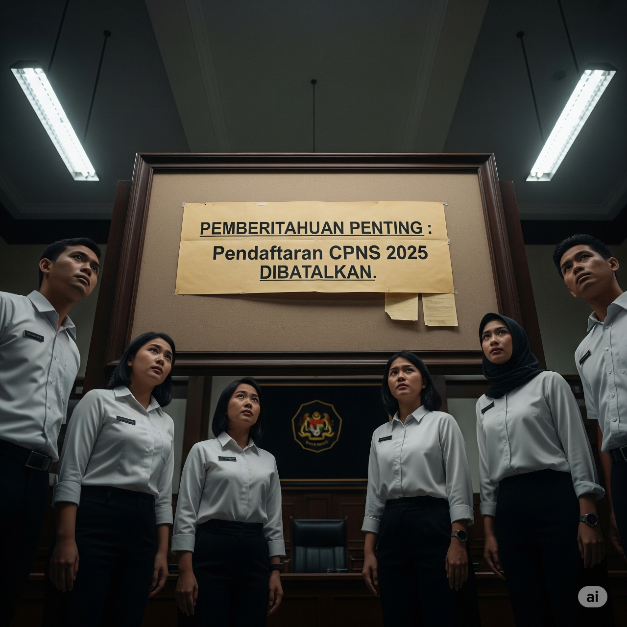 Ilustrasi  pendaftaran CPNS 2025 yang dibatalkan diganti dengan P3K