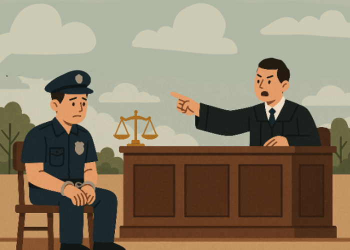 Ilustrasi sidang mantan anggota polsek pamekasan dalam kasus narkotika