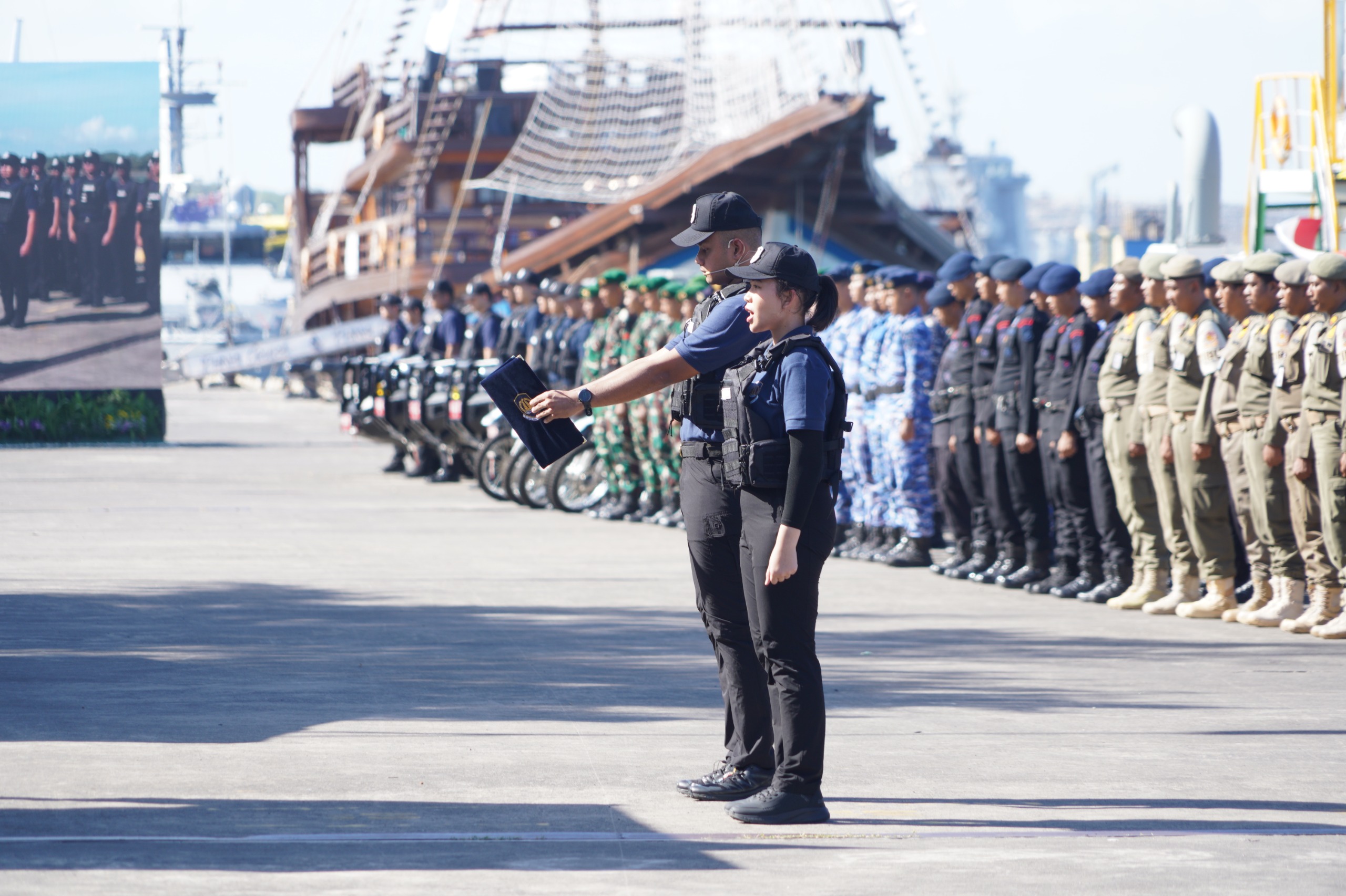 APEL: Menteri Imigrasi dan Pemasyarakatan Republik Indonesia membentuk satuan tugas (Satgas) Patroli Imigrasi di Bali, untuk memberikan pengawasan dan menjamin keamanan, Selasa (5/8).