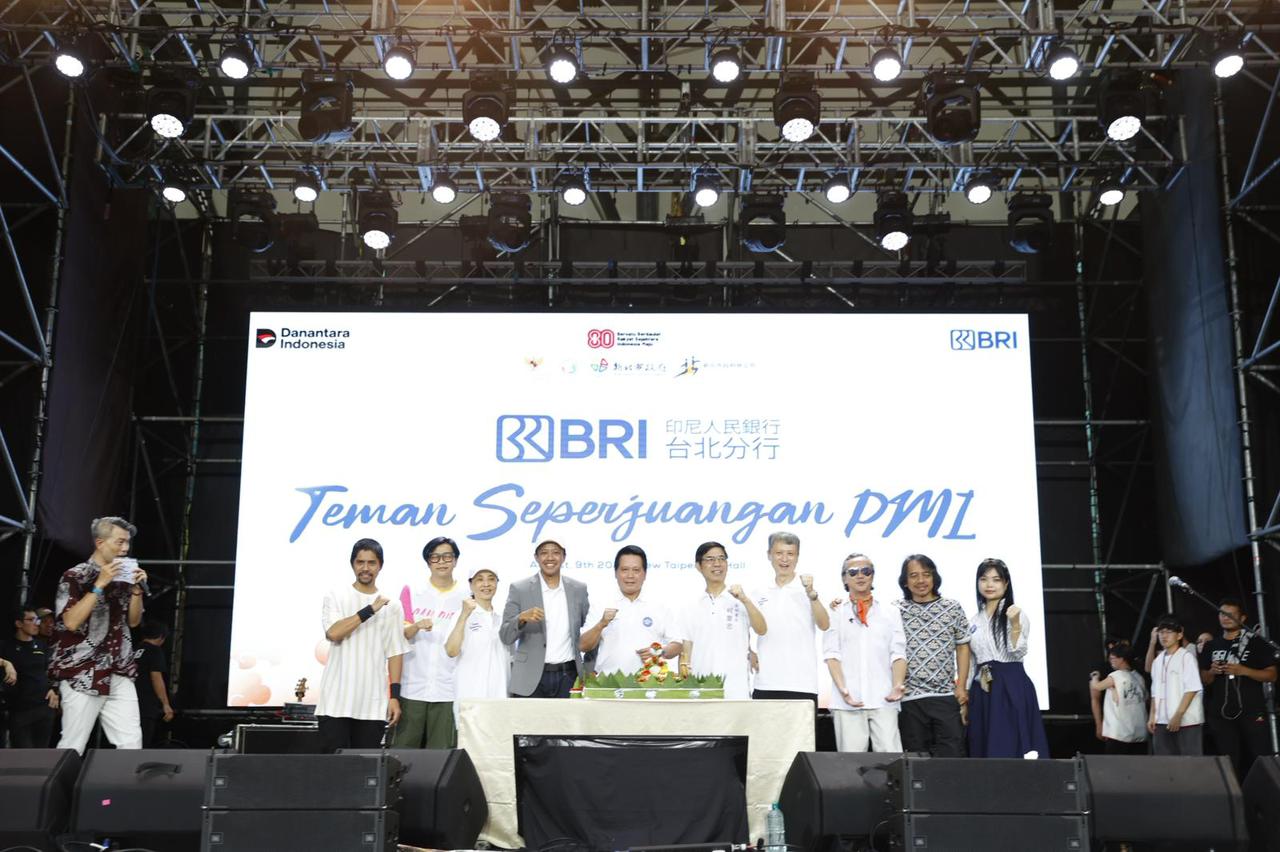 BARU DI LAUNCHING: 5 ribu orang padati &ldquo;BRI Taipei Teman Seperjuangan PMI&rdquo; di Taiwan.