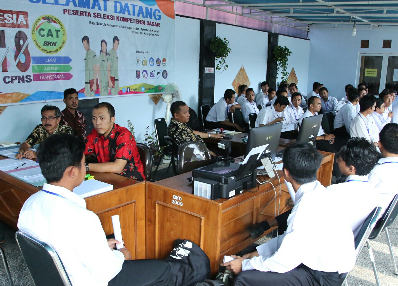 Suasana pendaftaran CPNS dan atau PPPK di Kabupaten Banyuwangi