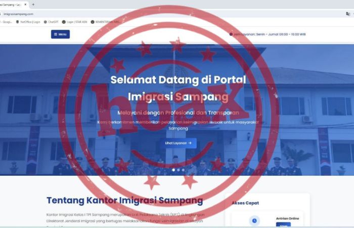 Waspadai terhadap maraknya penipuan melalui website palsu yang mengatasnamakan unit-unit keimigrasian. (RadarMadura.id)