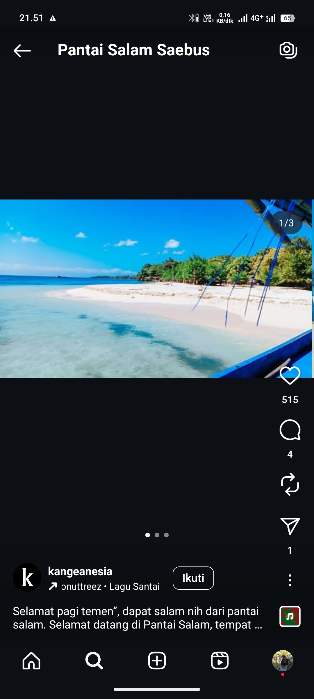 Pantai Salam Saebus