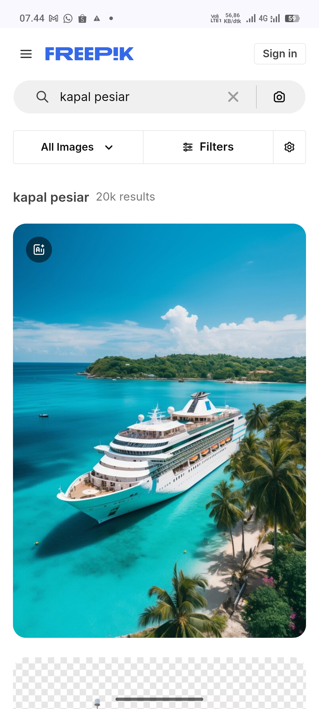 Ilustrasi Wisata Kapal Pesiar untuk Liburan Mewah