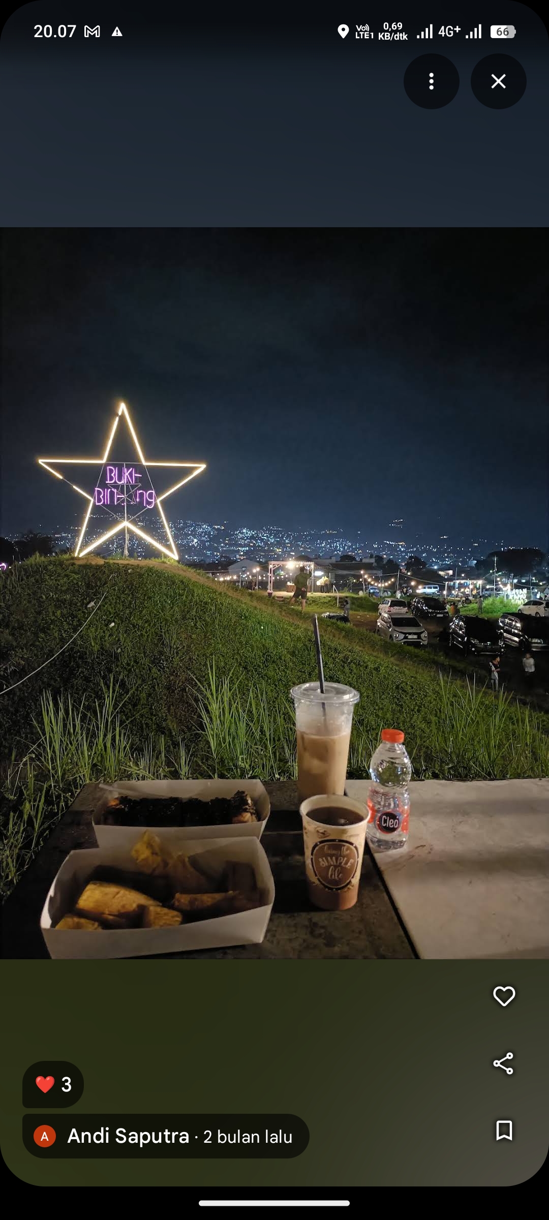 Bukit Bintang Batu, Destinasi Wisata yang Menawarkan Pemandangan City Light di Malang