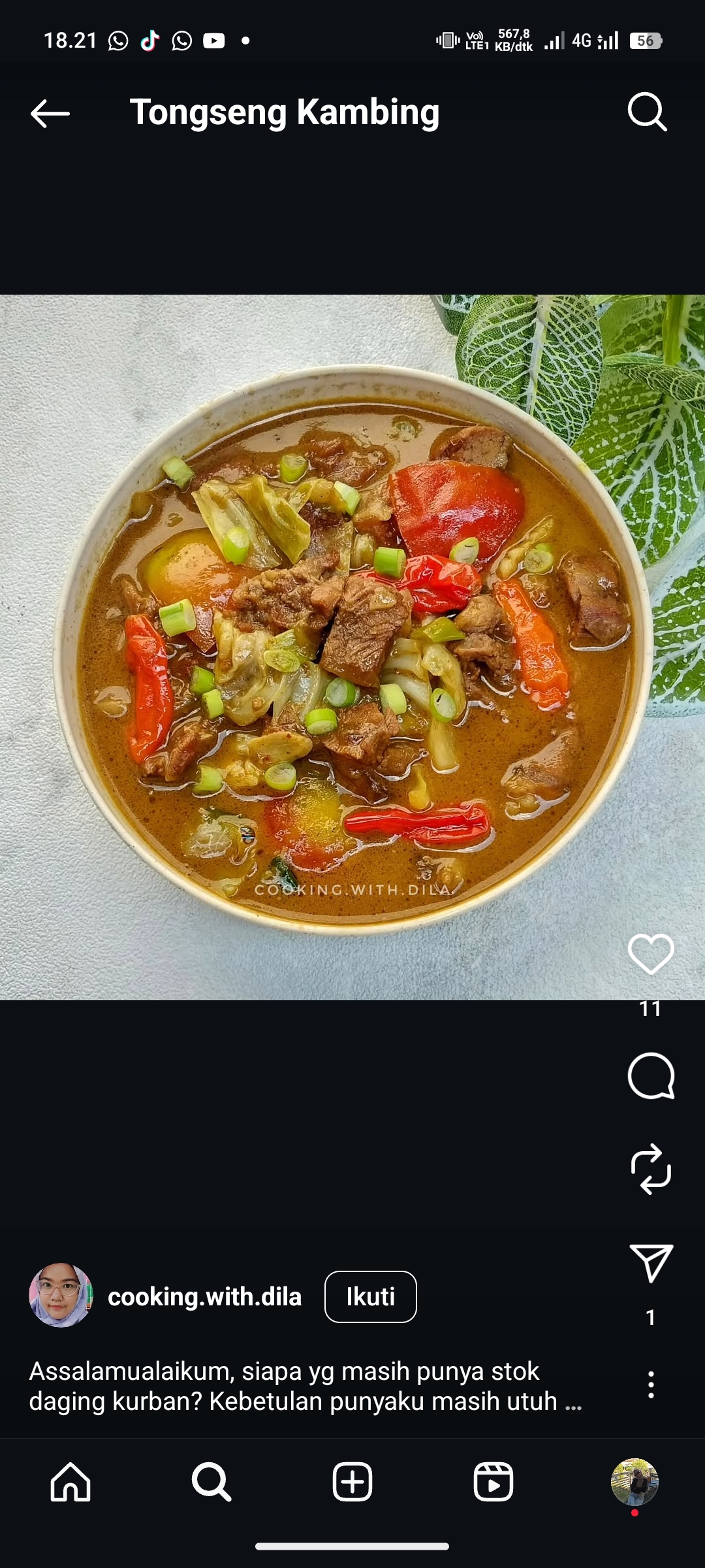 Tongseng Kambing