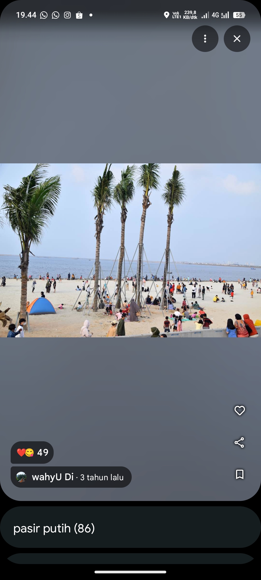 Pantai Pasir Putih PIK 2