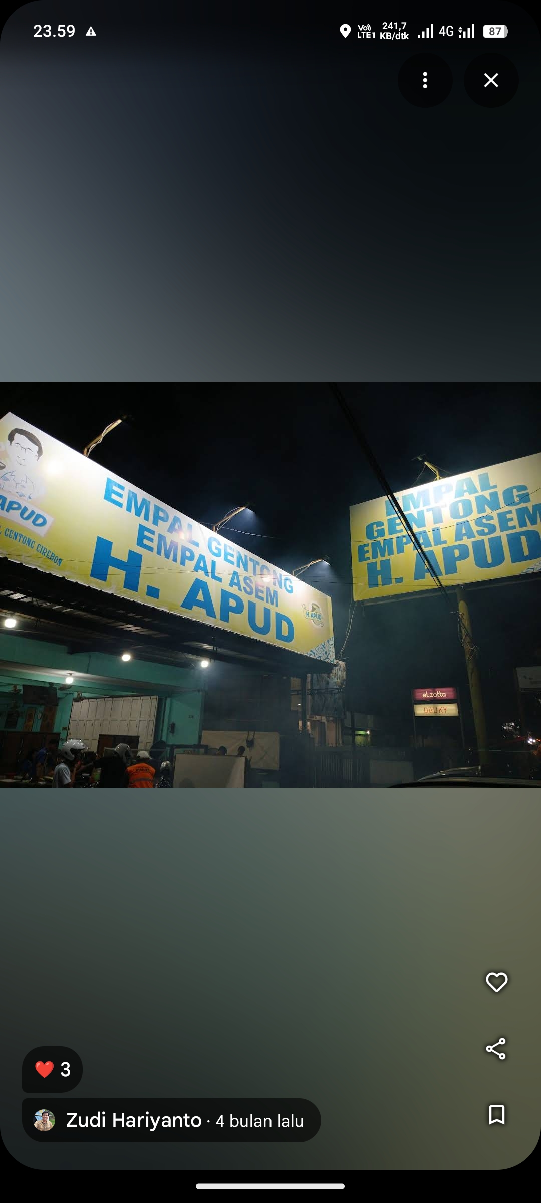 Rumah Makan Empal Gentong H. Apud