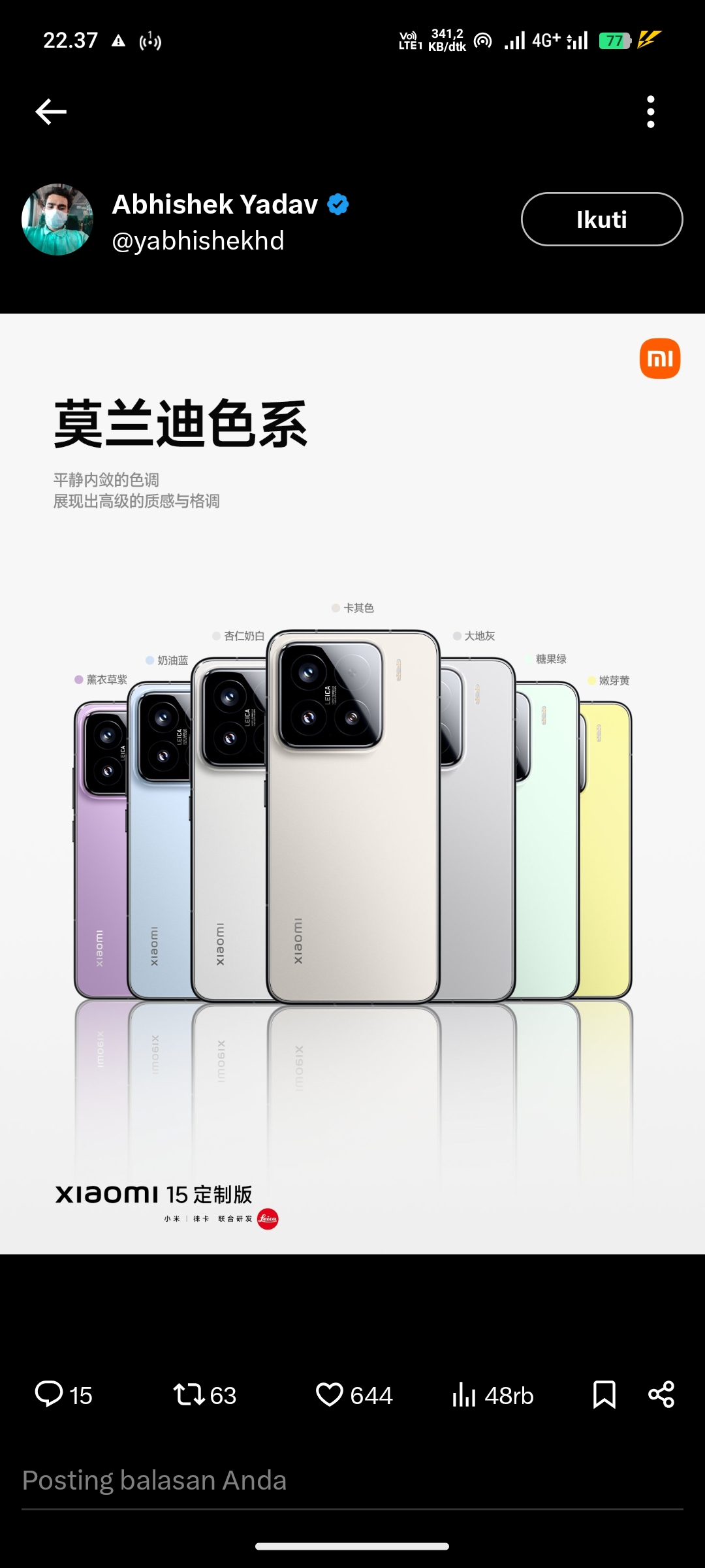 Smartphone Xiaomi