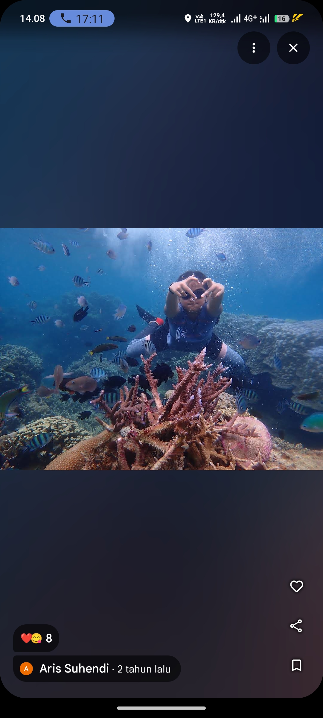 Snorkeling di Pulau Menjangan Karimunjawa