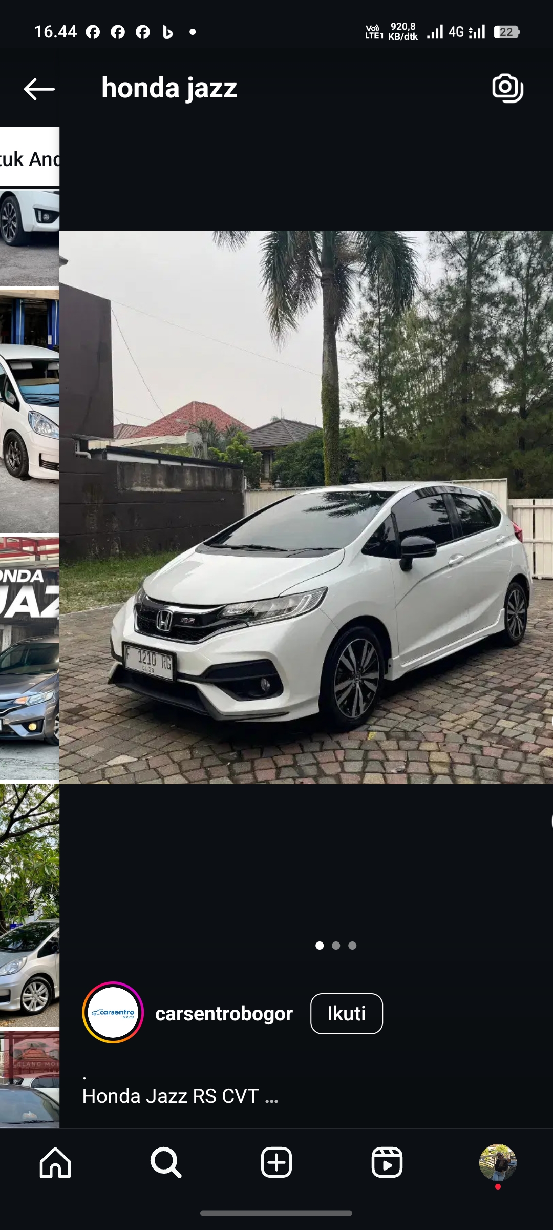 Honda Jazz Bekas