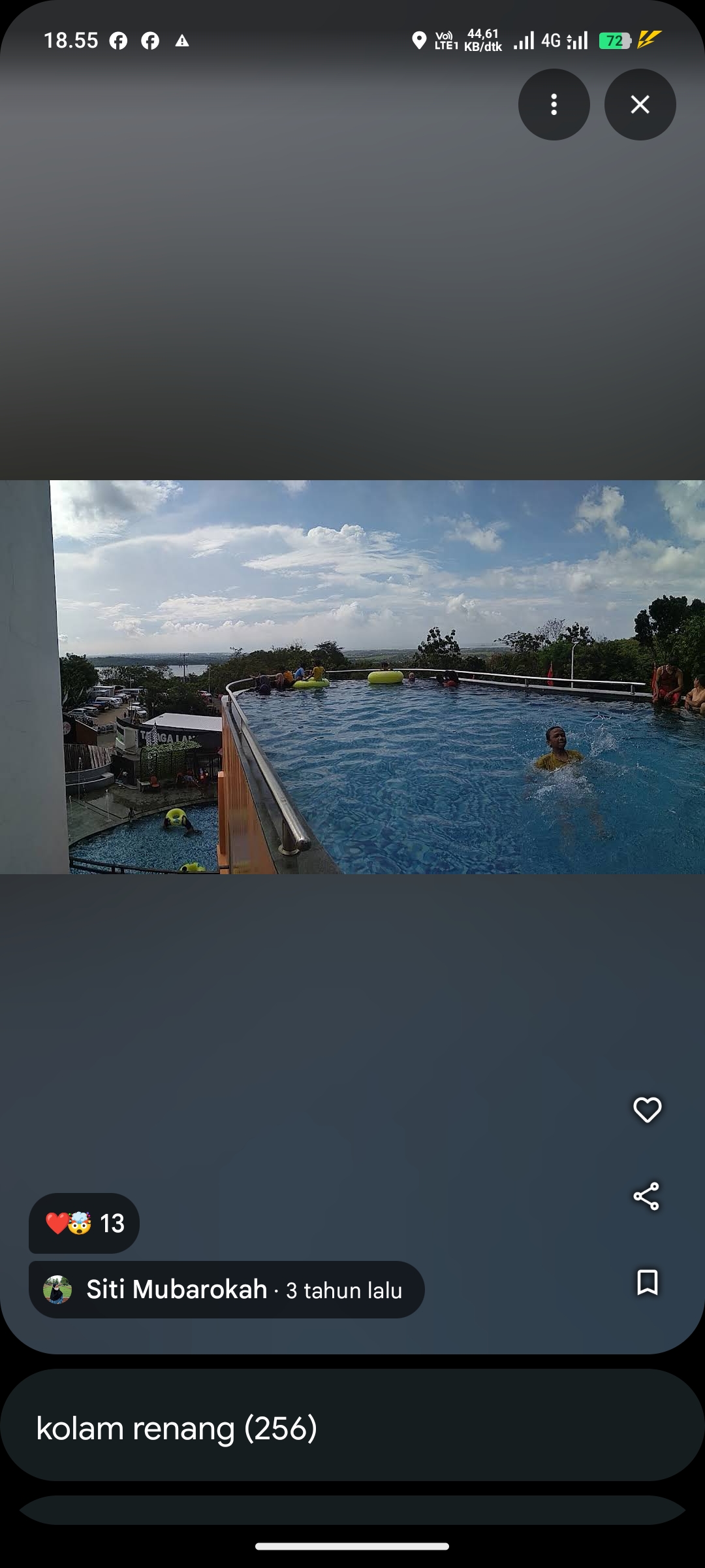 Salah satu spot wisata di Talaga Langit, Cirebon
