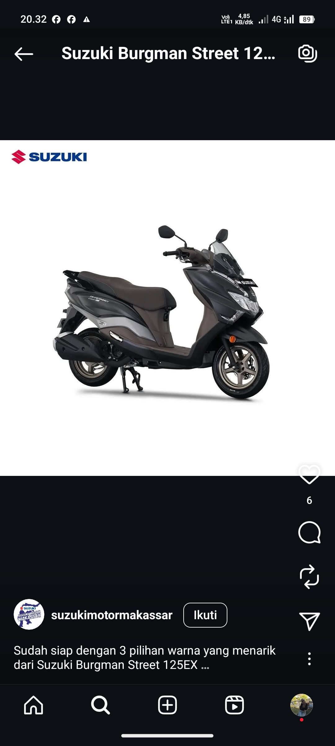 Suzuki Burgman Street 125EX
