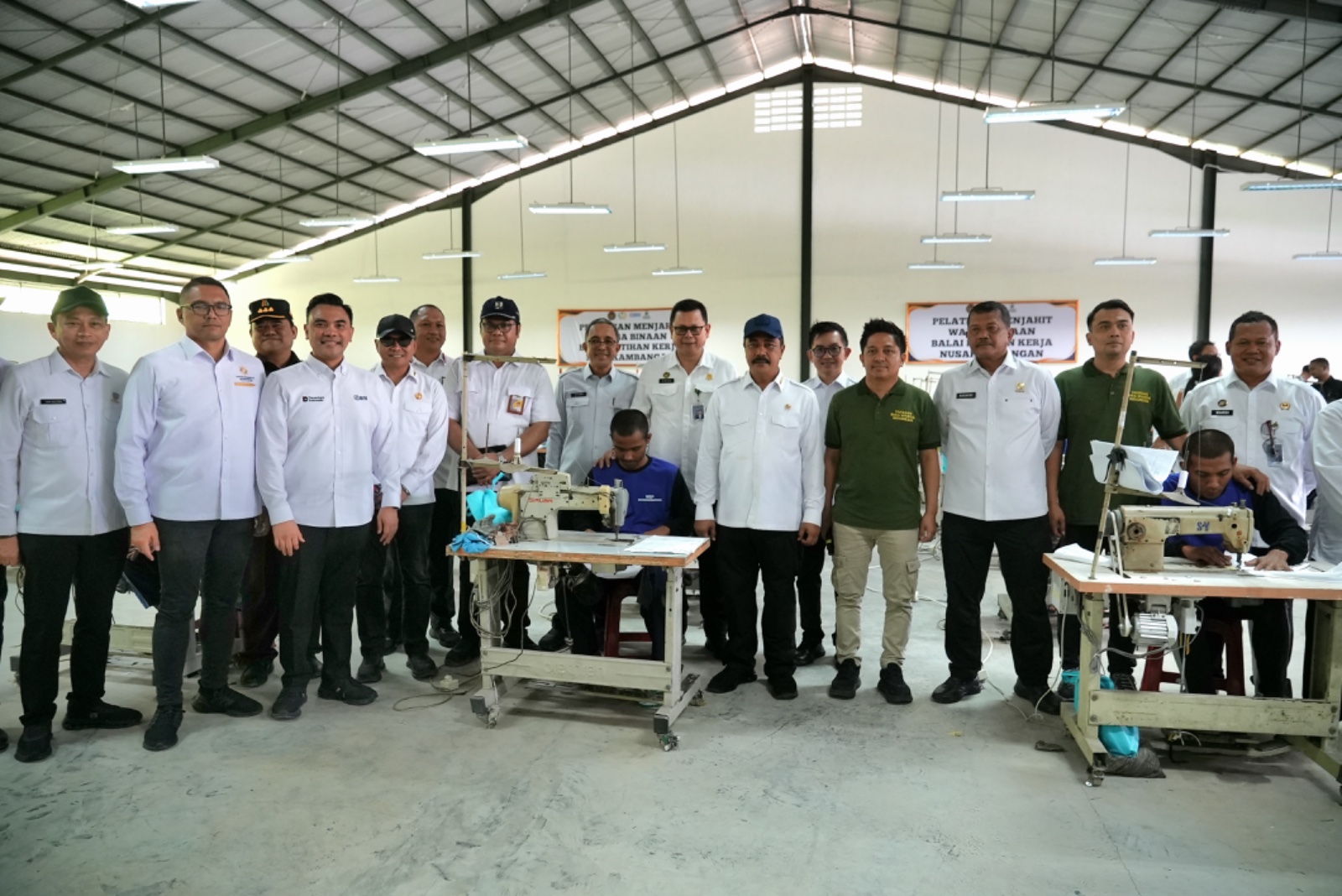 TINGKATKAN SDM: BRI ikut serta membangun BLK Nusakambangan untuk pembinaan warga binaan.
